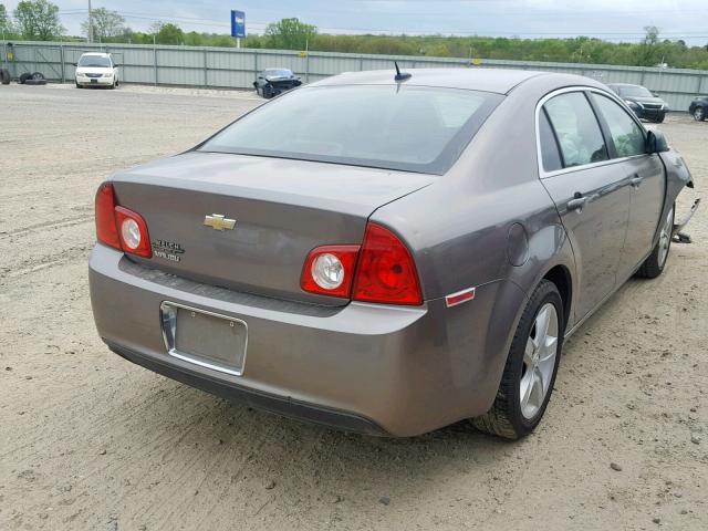 1G1ZB5EB5AF138925 - 2010 CHEVROLET MALIBU LS GRAY photo 4