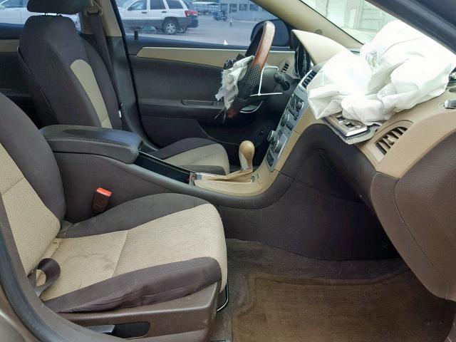 1G1ZB5EB5AF138925 - 2010 CHEVROLET MALIBU LS GRAY photo 5