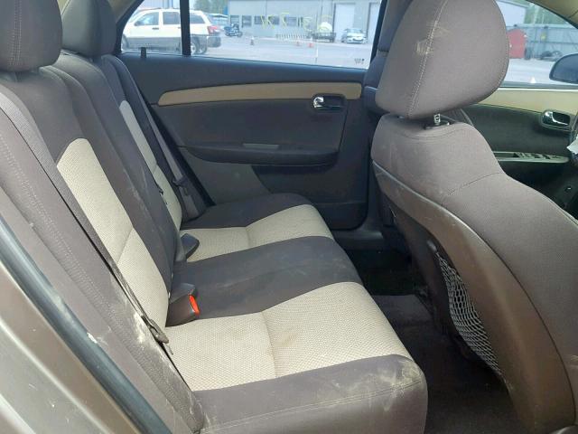 1G1ZB5EB5AF138925 - 2010 CHEVROLET MALIBU LS GRAY photo 6