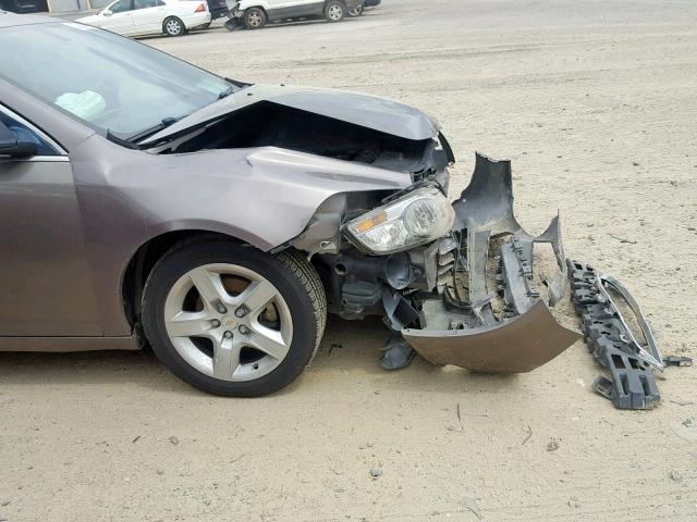 1G1ZB5EB5AF138925 - 2010 CHEVROLET MALIBU LS GRAY photo 9