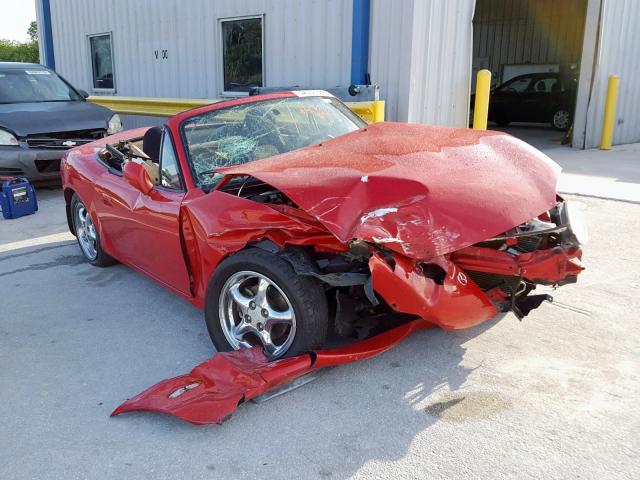 JM1NB3530Y0141277 - 2000 MAZDA MX-5 MIATA RED photo 1