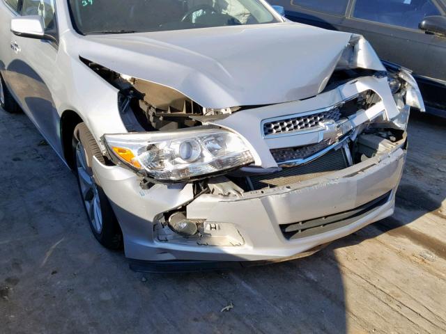 1G11H5SA6DF239161 - 2013 CHEVROLET MALIBU LTZ ვერცხლისფერი ფოტო 9