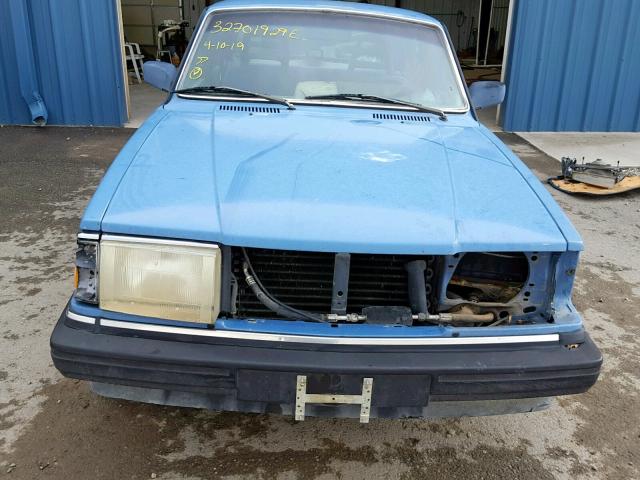 YV1AX8846G1186583 - 1986 VOLVO 244 DL BLUE photo 7