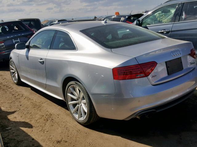 WAUMFAFR4FA038195 - 2015 AUDI A5 PREMIUM SILVER photo 3