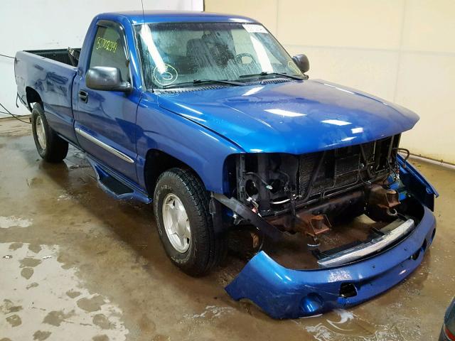 1GTEK14TX4E171700 - 2004 GMC NEW SIERRA BLUE photo 1