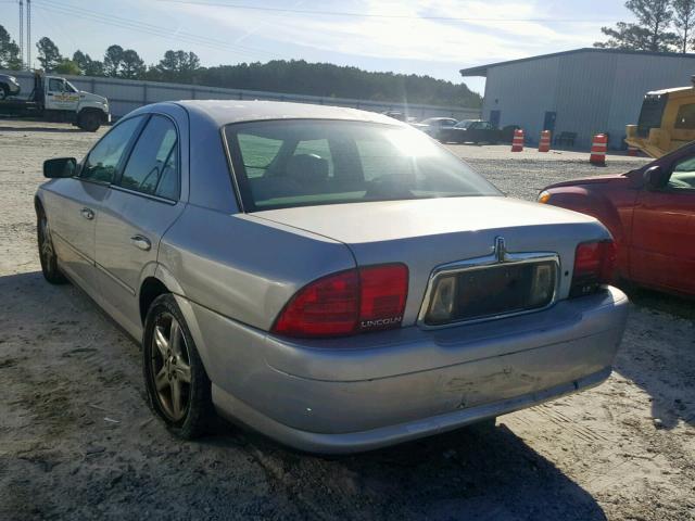 1LNHM86S41Y623201 - 2001 LINCOLN LS SILVER photo 3