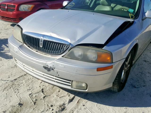 1LNHM86S41Y623201 - 2001 LINCOLN LS SILVER photo 9