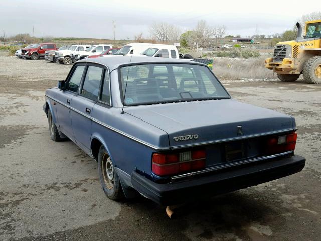 YV1AA8843M1441526 - 1991 VOLVO 240 BLUE photo 3