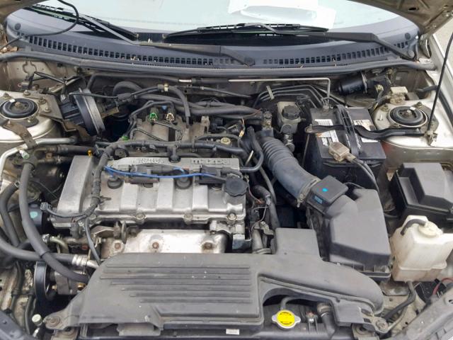 JM1BJ225130137964 - 2003 MAZDA PROTEGE DX GRAY photo 7