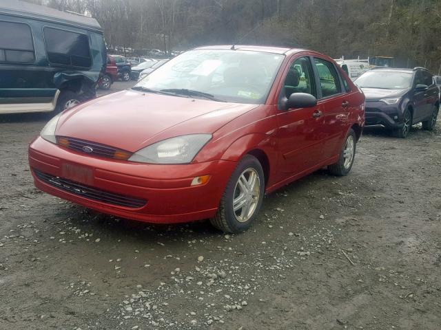 1FAFP34363W222948 - 2003 FORD FOCUS SE C RED photo 2