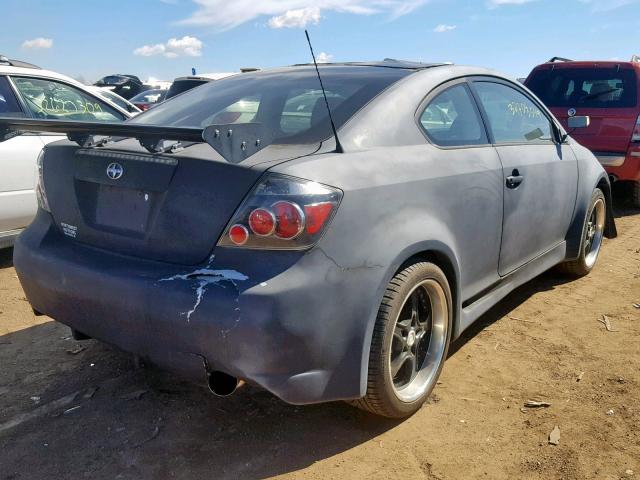 JTKDE167280246520 - 2008 TOYOTA SCION TC ნაცრისფერი ფოტო 4