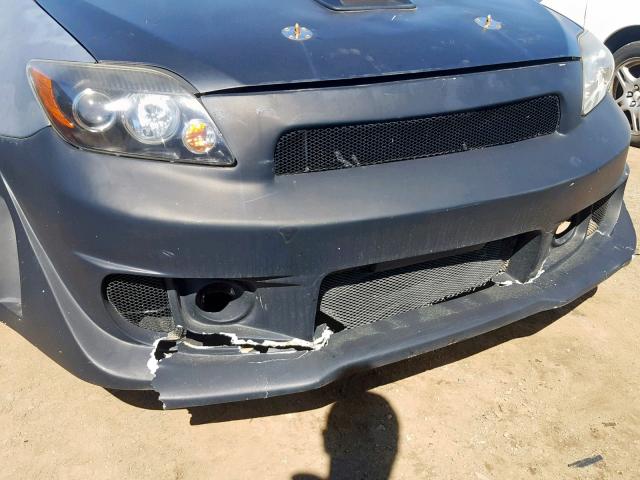 JTKDE167280246520 - 2008 TOYOTA SCION TC ნაცრისფერი ფოტო 9