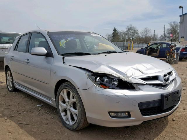 JM1BK343181780864 - 2008 MAZDA 3 HATCHBAC SILVER photo 1