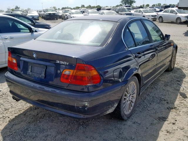 WBAEV534X2KM18430 - 2002 BMW 330 I BLUE photo 4