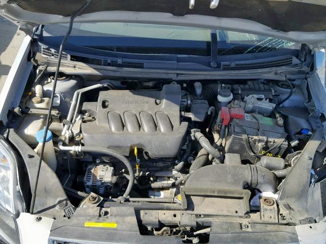 3N1AB6AP6AL724506 - 2010 NISSAN SENTRA 2.0 SILVER photo 7