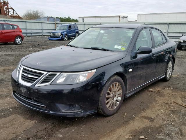 YS3FB46Y091002341 - 2009 SAAB 9-3 2.0T BLACK photo 2