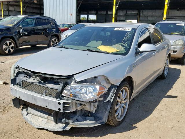 1G1ZF57549F215162 - 2009 CHEVROLET MALIBU HYB SILVER photo 2