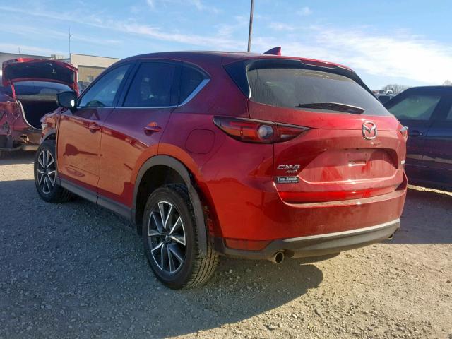 JM3KFBDM1J0396464 - 2018 MAZDA CX-5 GRAND RED photo 3