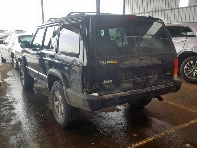 1J4FJ78S6WL252424 - 1998 JEEP CHEROKEE L BLACK photo 3