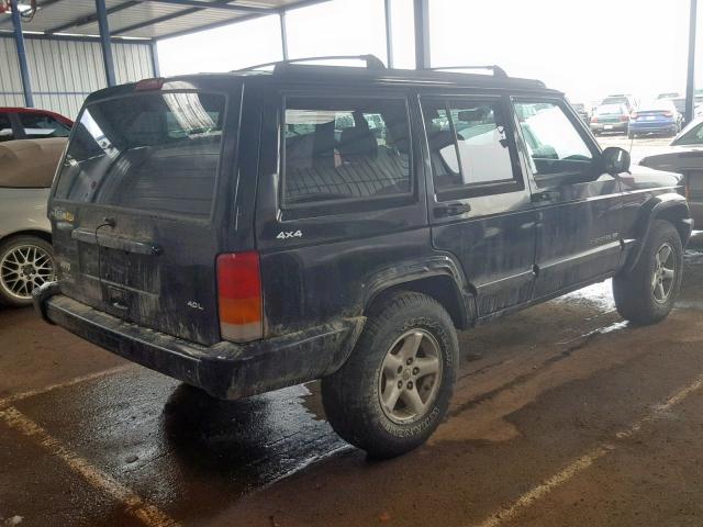 1J4FJ78S6WL252424 - 1998 JEEP CHEROKEE L BLACK photo 4