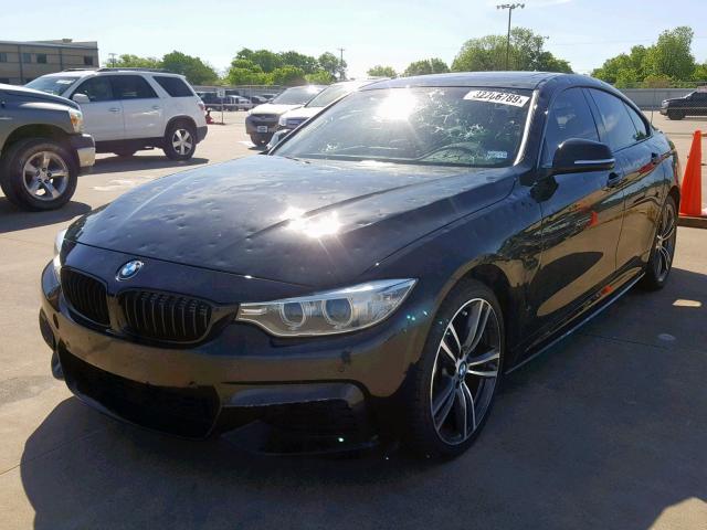 WBA4B3C57FGV48207 - 2015 BMW 435 XI BLACK photo 2