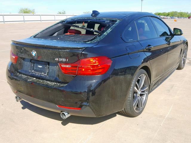 WBA4B3C57FGV48207 - 2015 BMW 435 XI BLACK photo 4