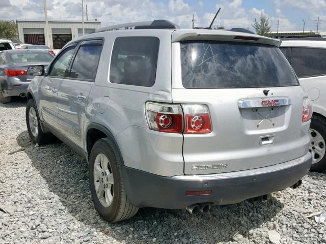 1GKKRPED9BJ117242 - 2011 GMC ACADIA SLE SILVER photo 3