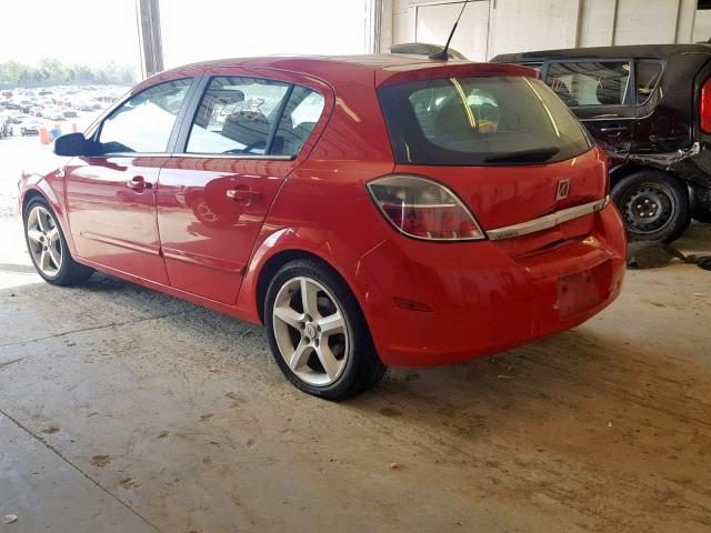 W08AT671485044250 - 2008 SATURN ASTRA XR RED photo 3