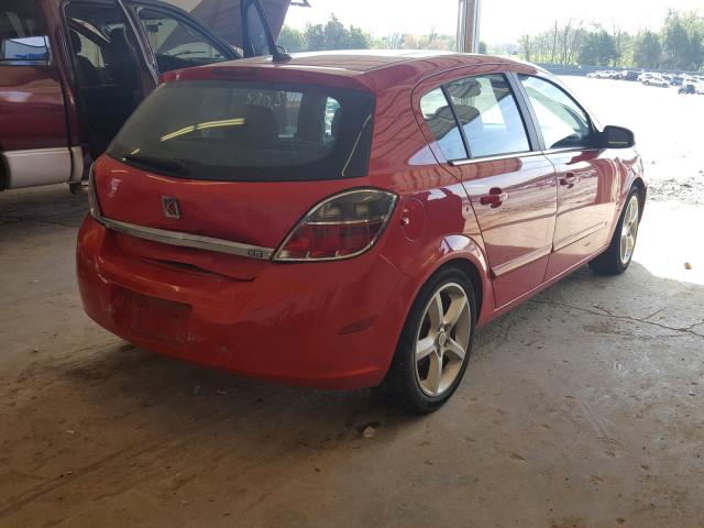 W08AT671485044250 - 2008 SATURN ASTRA XR RED photo 4