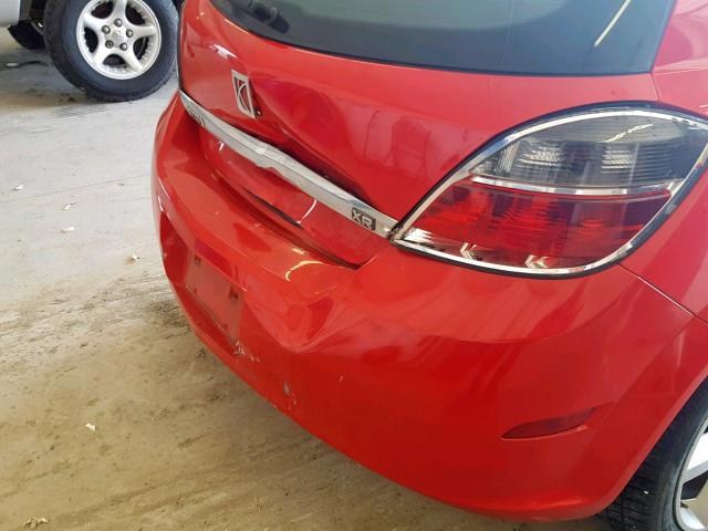 W08AT671485044250 - 2008 SATURN ASTRA XR RED photo 9