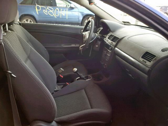 1G2AL15F577221260 - 2007 PONTIAC G5 BLUE photo 5