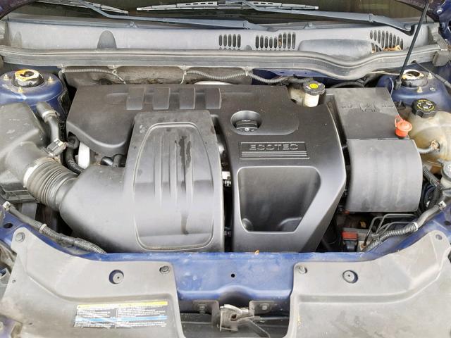 1G2AL15F577221260 - 2007 PONTIAC G5 BLUE photo 7