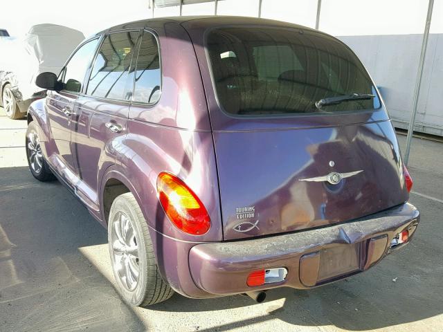 3C4FY58B94T248097 - 2004 CHRYSLER PT CRUISER PURPLE photo 3