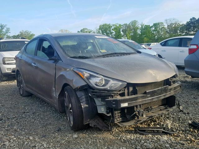 5NPDH4AE0GH796189 - 2016 HYUNDAI ELANTRA SE SILVER photo 1