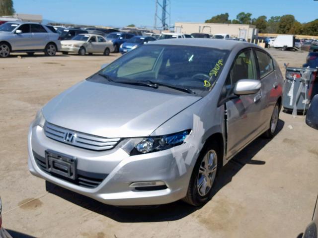 JHMZE2H75AS023199 - 2010 HONDA INSIGHT EX SILVER photo 2