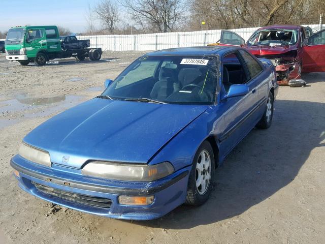 JH4DA9368NS805094 - 1992 ACURA INTEGRA GS BLUE photo 2