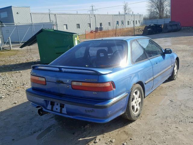 JH4DA9368NS805094 - 1992 ACURA INTEGRA GS BLUE photo 4