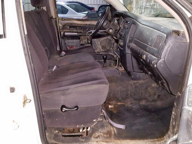 3D7KU28D54G177666 - 2004 DODGE RAM 2500 S თეთრი ფოტო 5