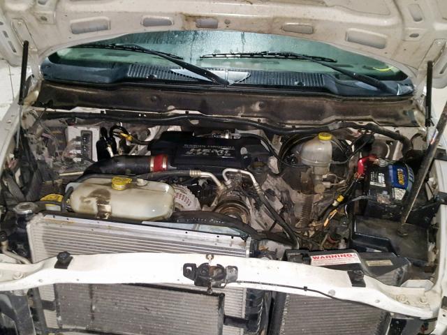 3D7KU28D54G177666 - 2004 DODGE RAM 2500 S თეთრი ფოტო 7