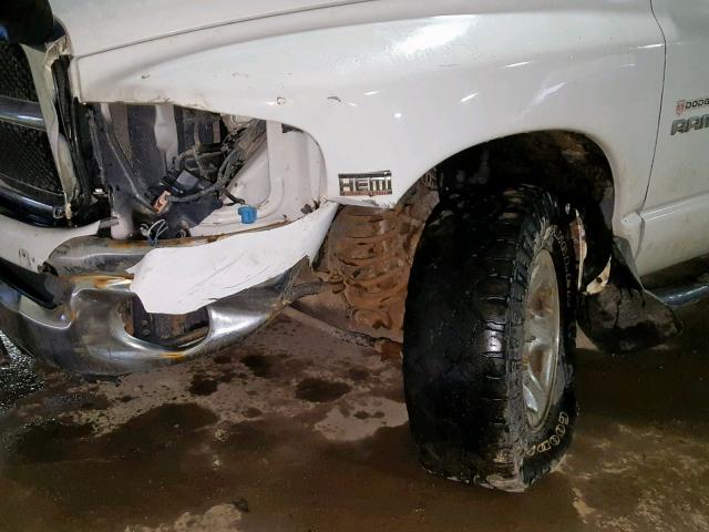 3D7KU28D54G177666 - 2004 DODGE RAM 2500 S თეთრი ფოტო 9