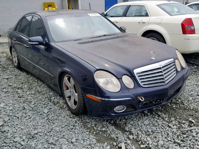 WDBUF72X27B045148 - 2007 MERCEDES-BENZ E 550 BLUE photo 1