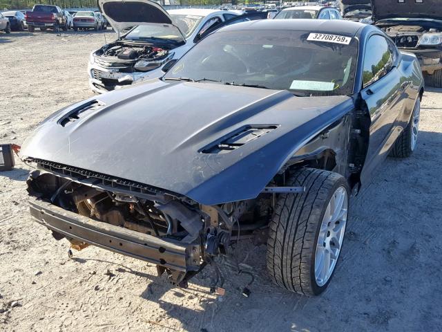 1FA6P8CF7F5316937 - 2015 FORD MUSTANG GT GRAY photo 2