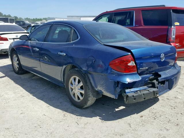 2G4WD532451246386 - 2005 BUICK LACROSSE C BLUE photo 3