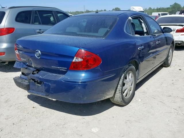 2G4WD532451246386 - 2005 BUICK LACROSSE C BLUE photo 4