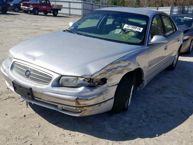 2G4WB55K611319125 - 2001 BUICK REGAL LS SILVER photo 2