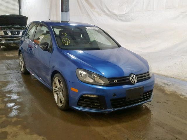 WVWRF7AJ2CW283766 - 2012 VOLKSWAGEN GOLF R BLUE photo 1