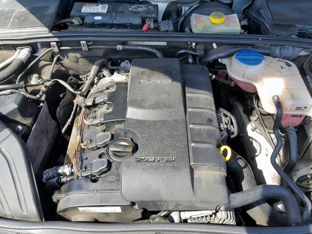 WAUAF78EX8A131533 - 2008 AUDI A4 2.0T WHITE photo 7