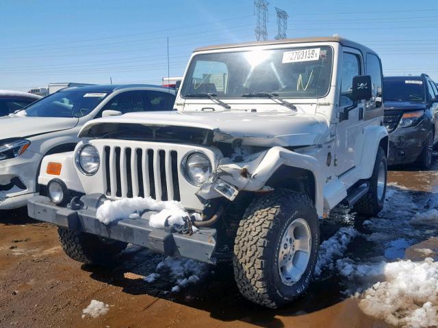 1J4FA59S6YP751724 - 2000 JEEP WRANGLER / WHITE photo 2