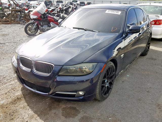 WBAPL33569A405329 - 2009 BMW 335 XI BLUE photo 2