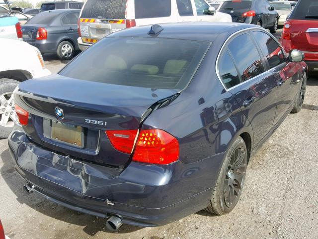 WBAPL33569A405329 - 2009 BMW 335 XI BLUE photo 4